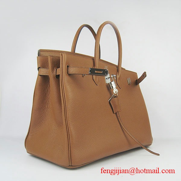 Hermes Birkin 40cm Togo Bag Light Coffee 6099